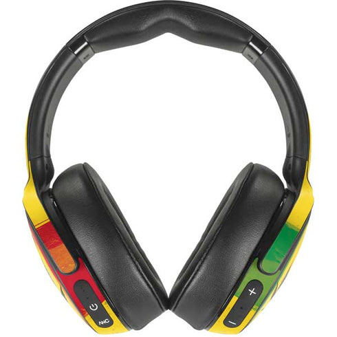 Marijuana Rasta Distressed Skullcandy Venue Skin