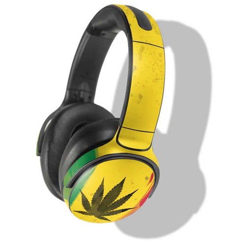 Marijuana Rasta Distressed Skullcandy Venue Skin