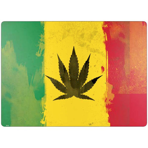 Marijuana Rasta Distressed Surface Laptop 7 15in Skin