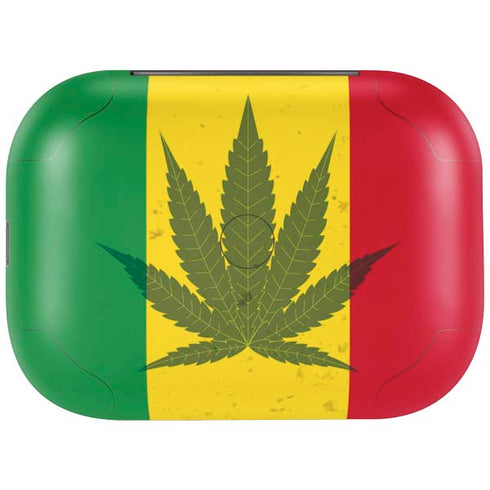 Marijuana Rasta Flag Amazon Echo Buds Skin