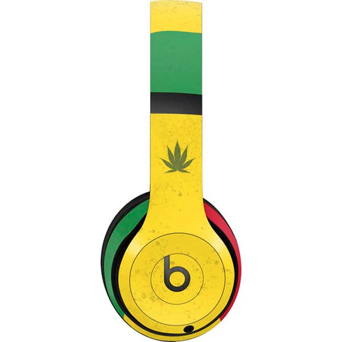 Marijuana Rasta Flag Beats Studio Pro Wireless Headphones Skin