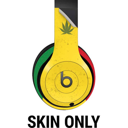 Marijuana Rasta Flag Beats Studio Pro Wireless Headphones Skin