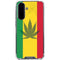 Marijuana Rasta Flag Galaxy A36 5G Clear Case