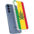 Marijuana Rasta Flag Galaxy A55 5G Clear Case