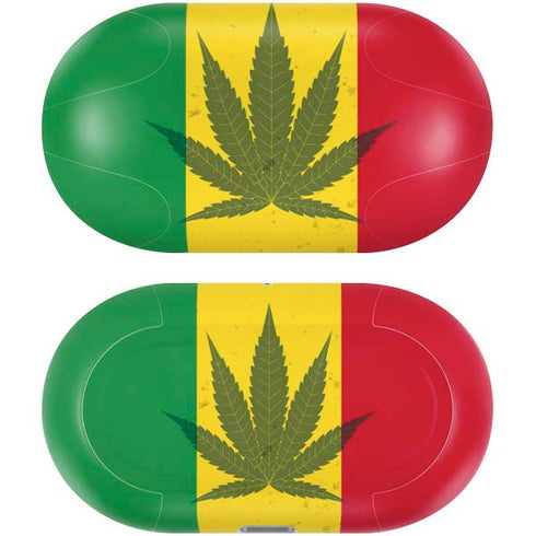 Marijuana Rasta Flag Galaxy Buds Plus Skin