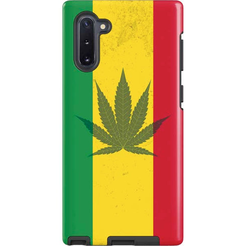 Marijuana Rasta Flag Galaxy Cases