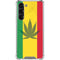 Marijuana Rasta Flag Galaxy S24 FE Clear Case