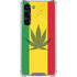 Marijuana Rasta Flag Galaxy S24 FE Clear Case