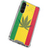 Marijuana Rasta Flag Galaxy S24 FE Clear Case