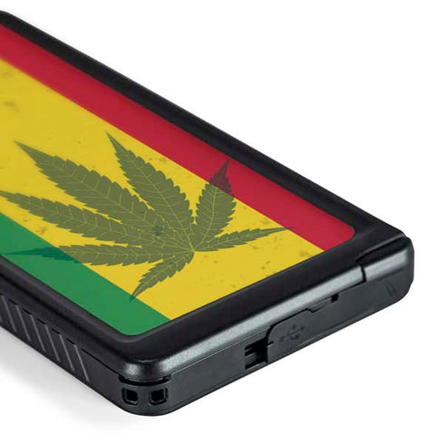 Marijuana Rasta Flag Galaxy S24 Ultra Waterproof Case