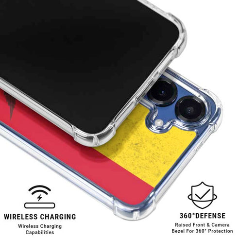 Marijuana Rasta Flag Galaxy S25 FE Clear Case