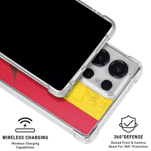 Marijuana Rasta Flag Galaxy S25 Ultra Clear Case