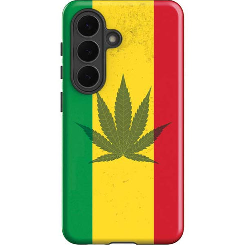 Marijuana Rasta Flag Galaxy S26 Plus Impact Case