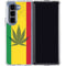 Marijuana Rasta Flag Galaxy Z Fold5 5G Clear Case