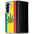 Marijuana Rasta Flag Galaxy Z Fold5 5G Clear Case