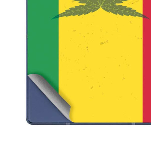 Marijuana Rasta Flag Galaxy Z Fold6 Skin