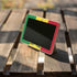 Marijuana Rasta Flag Google Home Hub Skin