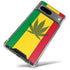 Marijuana Rasta Flag Google Pixel 8a Clear Case