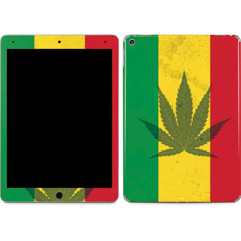 Marijuana Rasta Flag iPad Skins