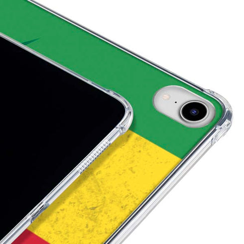 Marijuana Rasta Flag iPad 11th Gen (2025) Clear Case