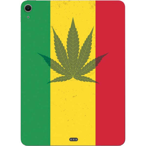 Marijuana Rasta Flag Apple iPad Air Skin