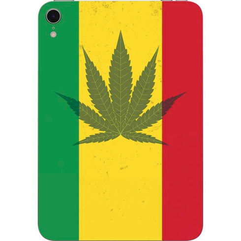 Marijuana Rasta Flag Apple iPad Mini Skin