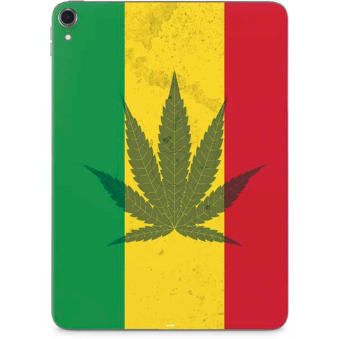 Marijuana Rasta Flag Apple iPad Pro Skin