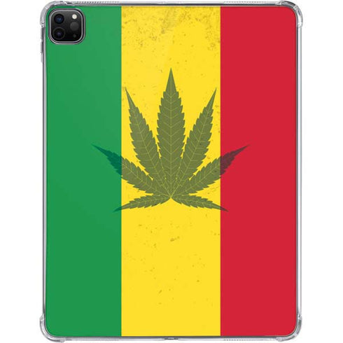 Marijuana Rasta Flag iPad Pro 11in (2024) Clear Case