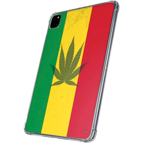 Marijuana Rasta Flag iPad Pro 11in (2024) Clear Case