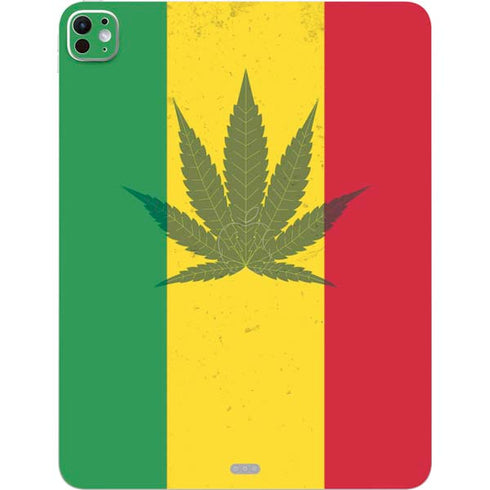Marijuana Rasta Flag iPad Pro 13in M4 (2024) Skin