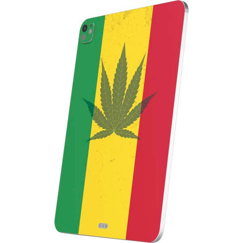 Marijuana Rasta Flag iPad Pro 13in M4 (2024) Skin