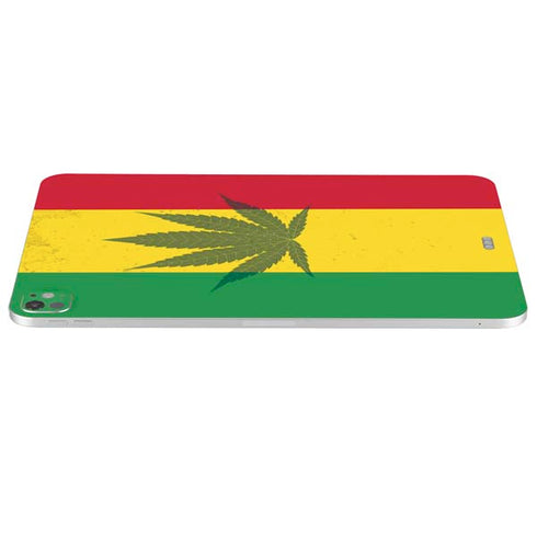 Marijuana Rasta Flag iPad Pro 13in M4 (2024) Skin