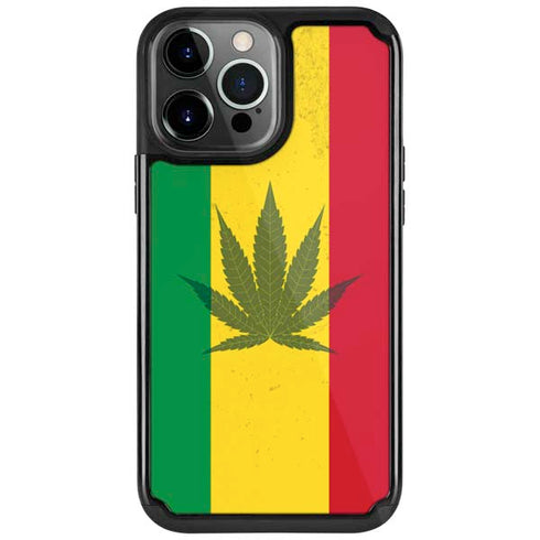 Marijuana Rasta Flag iPhone Cases