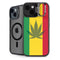 Marijuana Rasta Flag iPhone 15 Kickstand Case