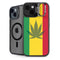 Marijuana Rasta Flag iPhone 15 Plus Kickstand Case
