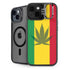 Marijuana Rasta Flag iPhone 15 Plus Kickstand Case