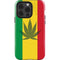 Marijuana Rasta Flag iPhone 15 Pro Impact Case