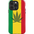 Marijuana Rasta Flag iPhone 15 Pro Impact Case