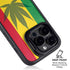 Marijuana Rasta Flag iPhone 15 Pro Max Kickstand Case