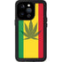 Marijuana Rasta Flag iPhone 15 Pro Waterproof Case