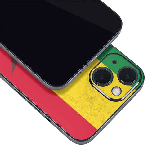 Marijuana Rasta Flag iPhone 15 Skin