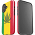 Marijuana Rasta Flag iPhone 16 Plus Impact Case