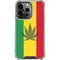 Marijuana Rasta Flag iPhone 16 Pro Clear Case
