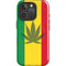 Marijuana Rasta Flag iPhone 16 Pro Magsafe Impact Case