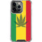 Marijuana Rasta Flag iPhone 16 Pro Max Clear Case