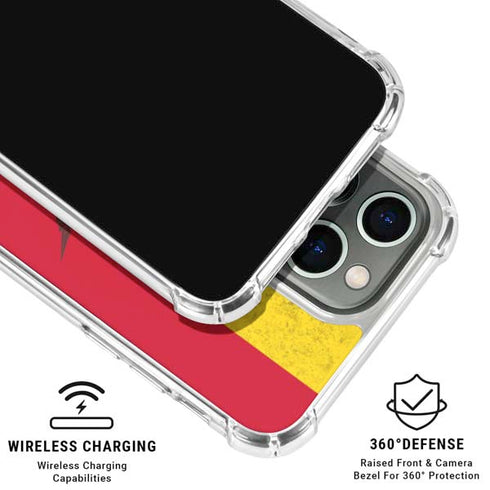 Marijuana Rasta Flag iPhone 16 Pro Max Clear Case