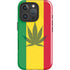 Marijuana Rasta Flag iPhone 16 Pro Max Impact Case