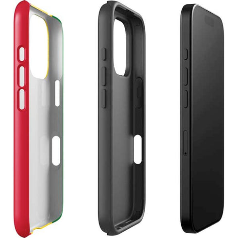 Marijuana Rasta Flag iPhone 16 Pro Max Impact Case