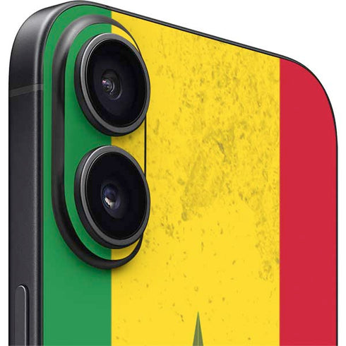 Marijuana Rasta Flag iPhone 16 Skin