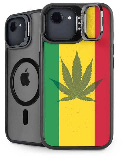 Marijuana Rasta Flag iPhone 16e Kickstand Case